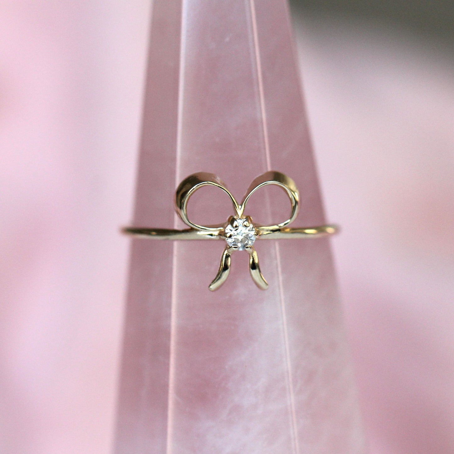 Diamond Ribbon Ring