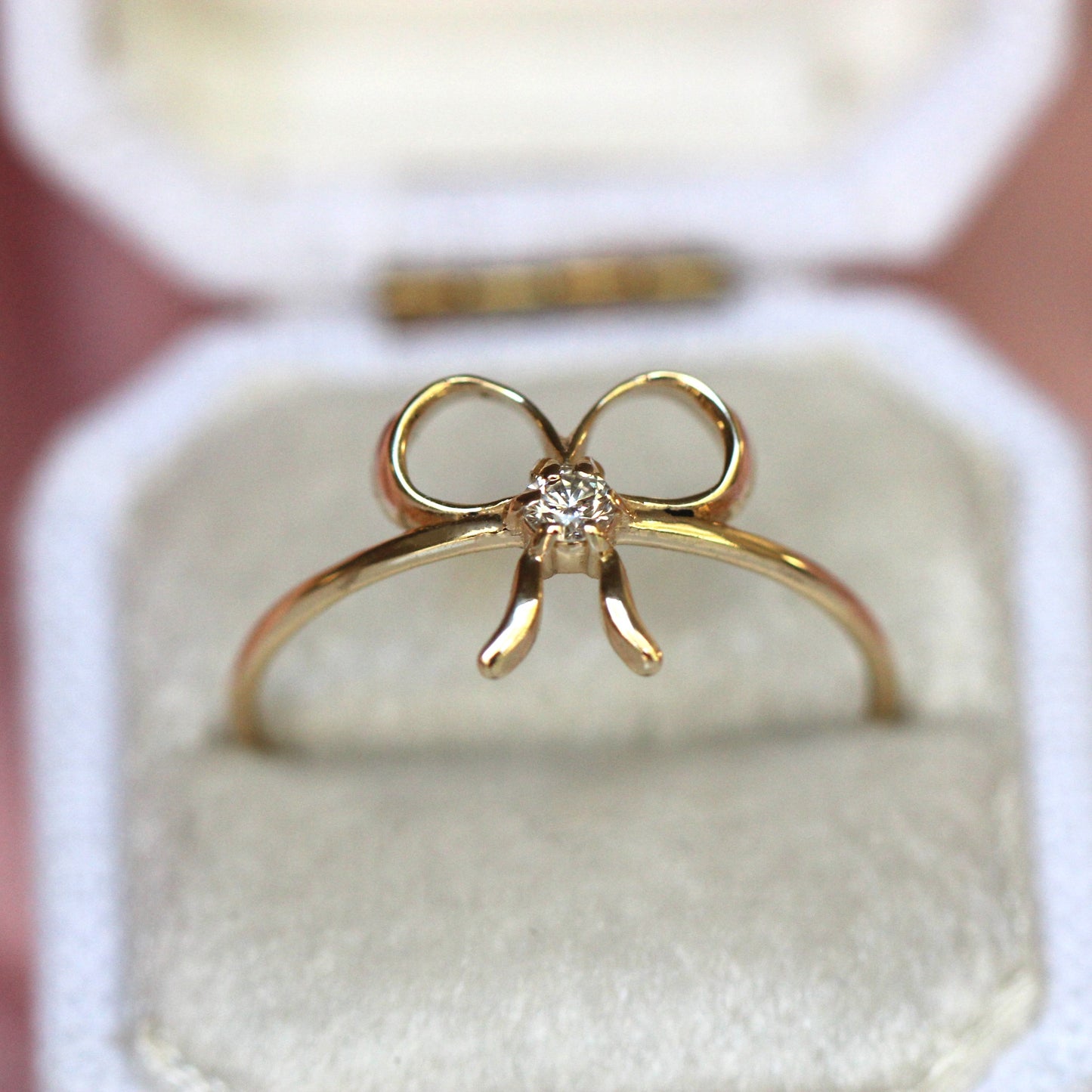Diamond Ribbon Ring