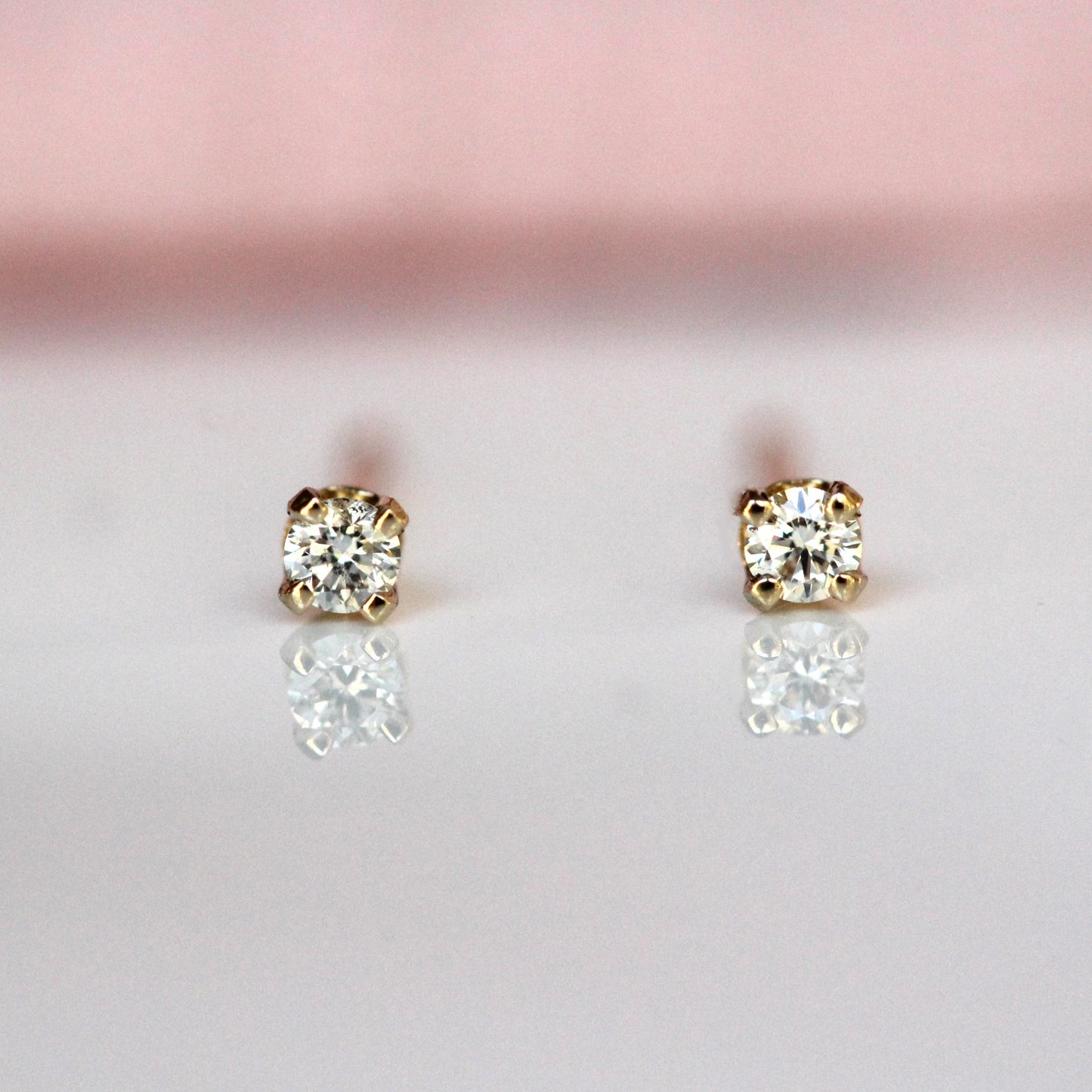 Tiny Diamond Studs