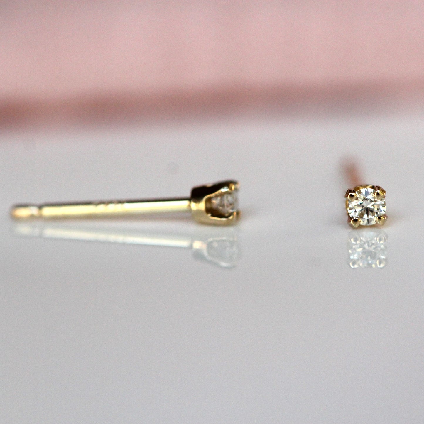 Tiny Diamond Studs