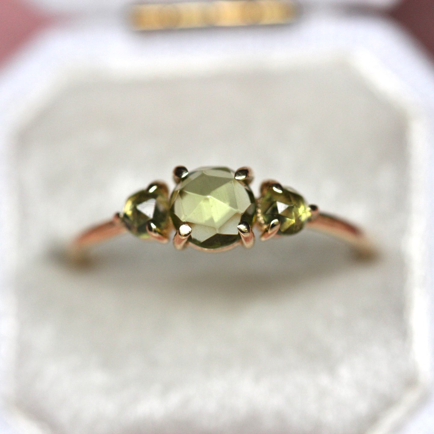 Peridot Trilogy Ring