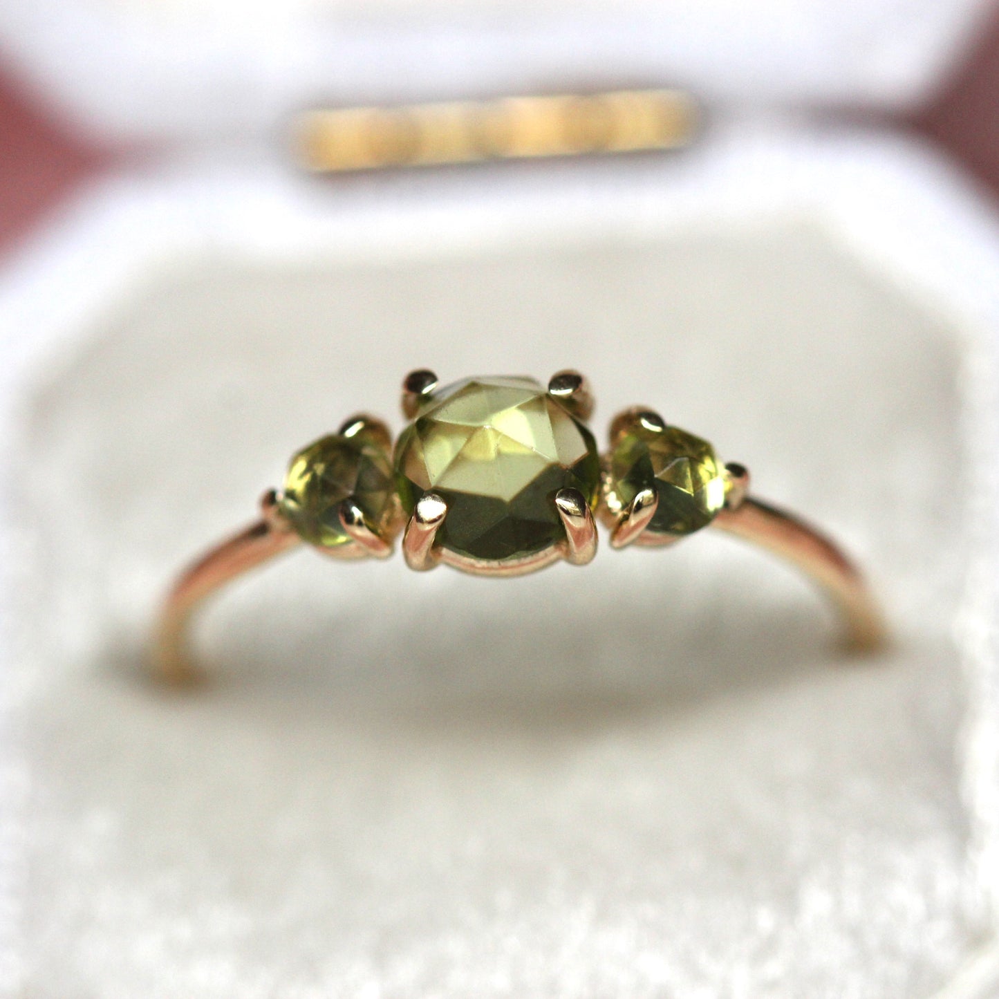 Peridot Trilogy Ring