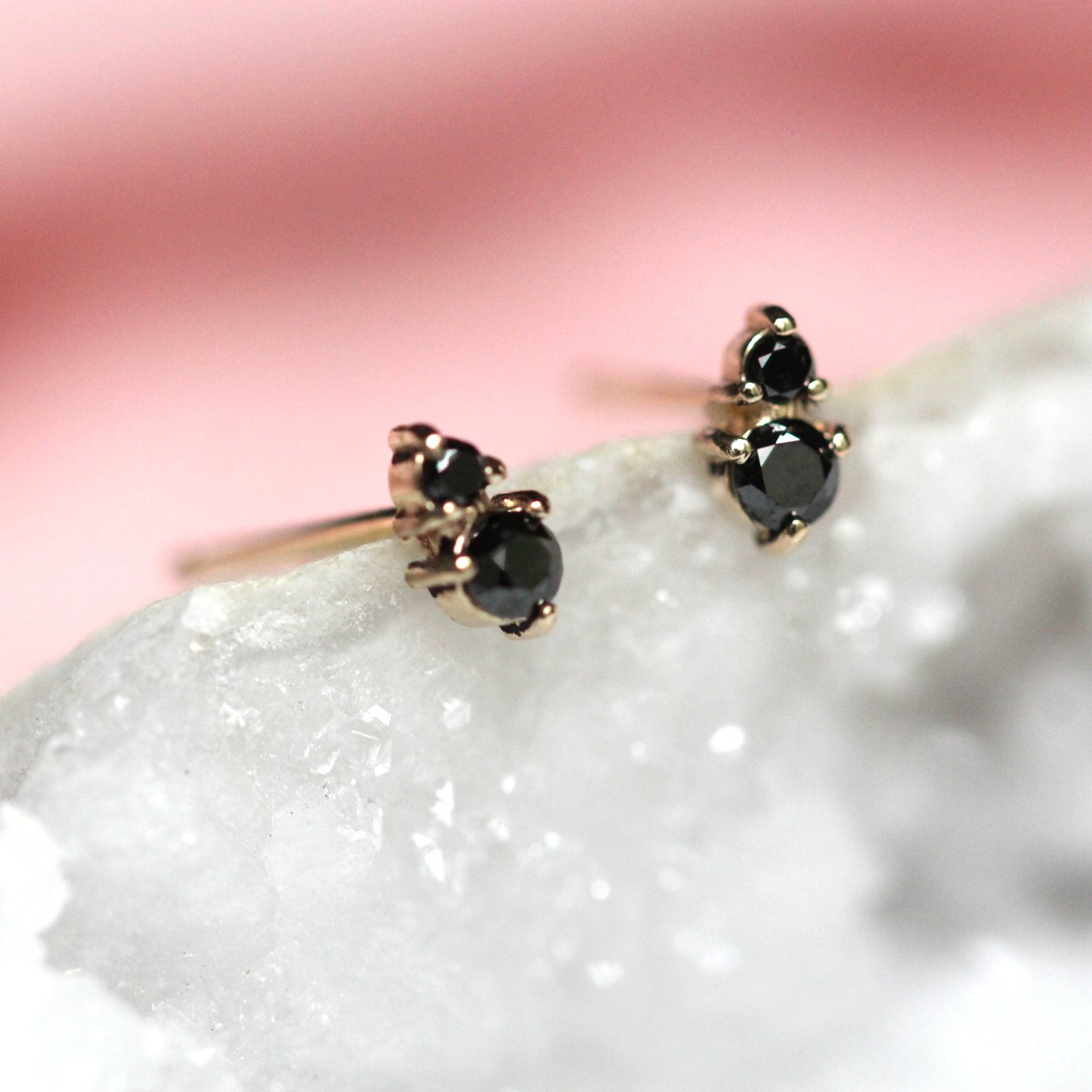 Black Diamond Duo Studs