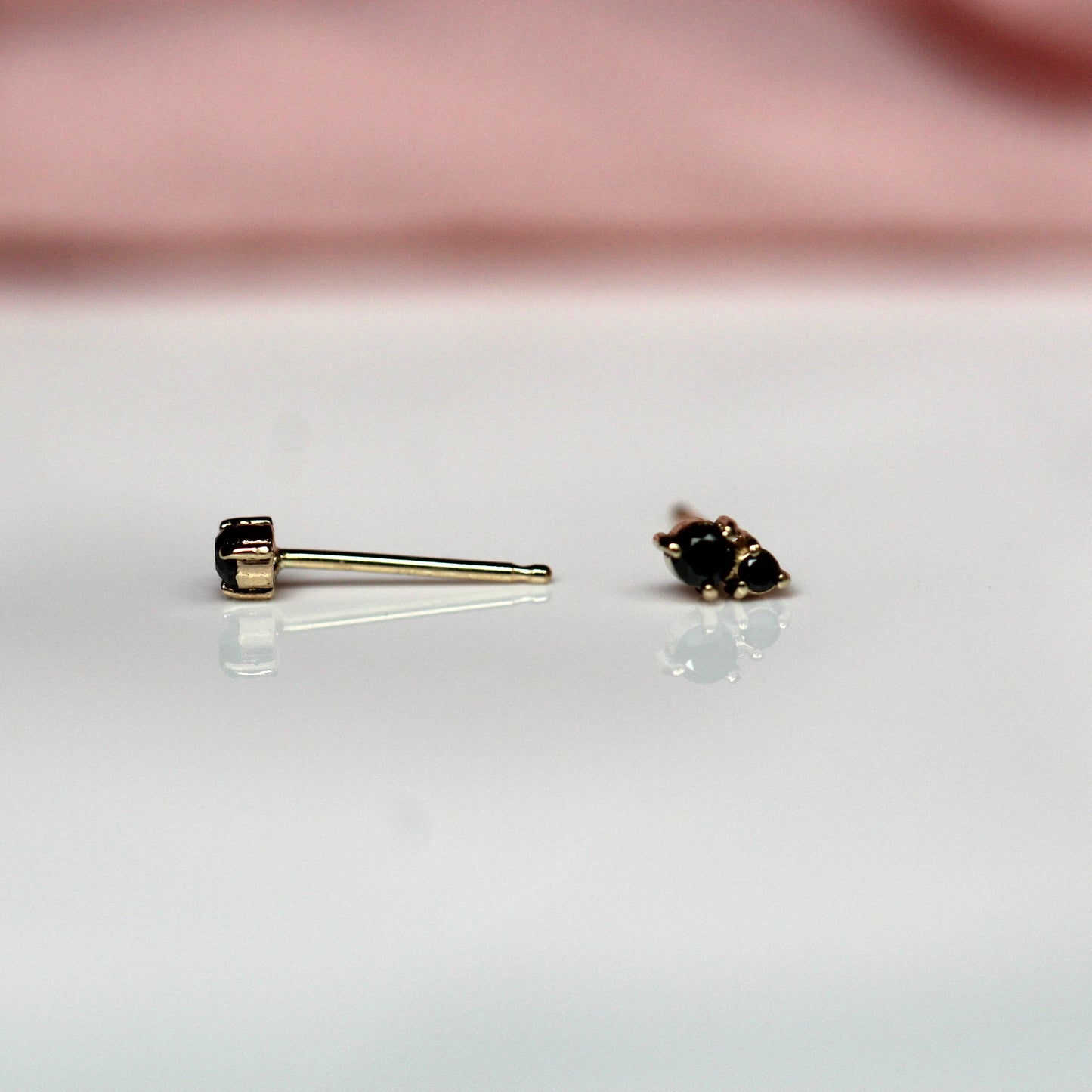 Black Diamond Duo Studs