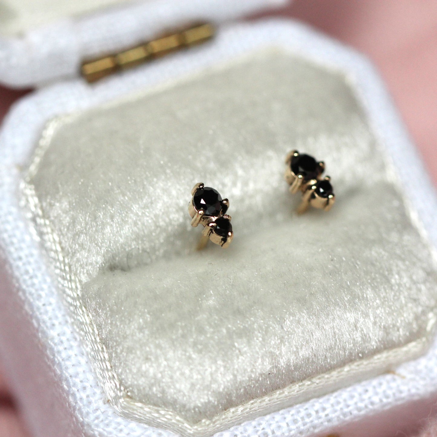 Black Diamond Duo Studs