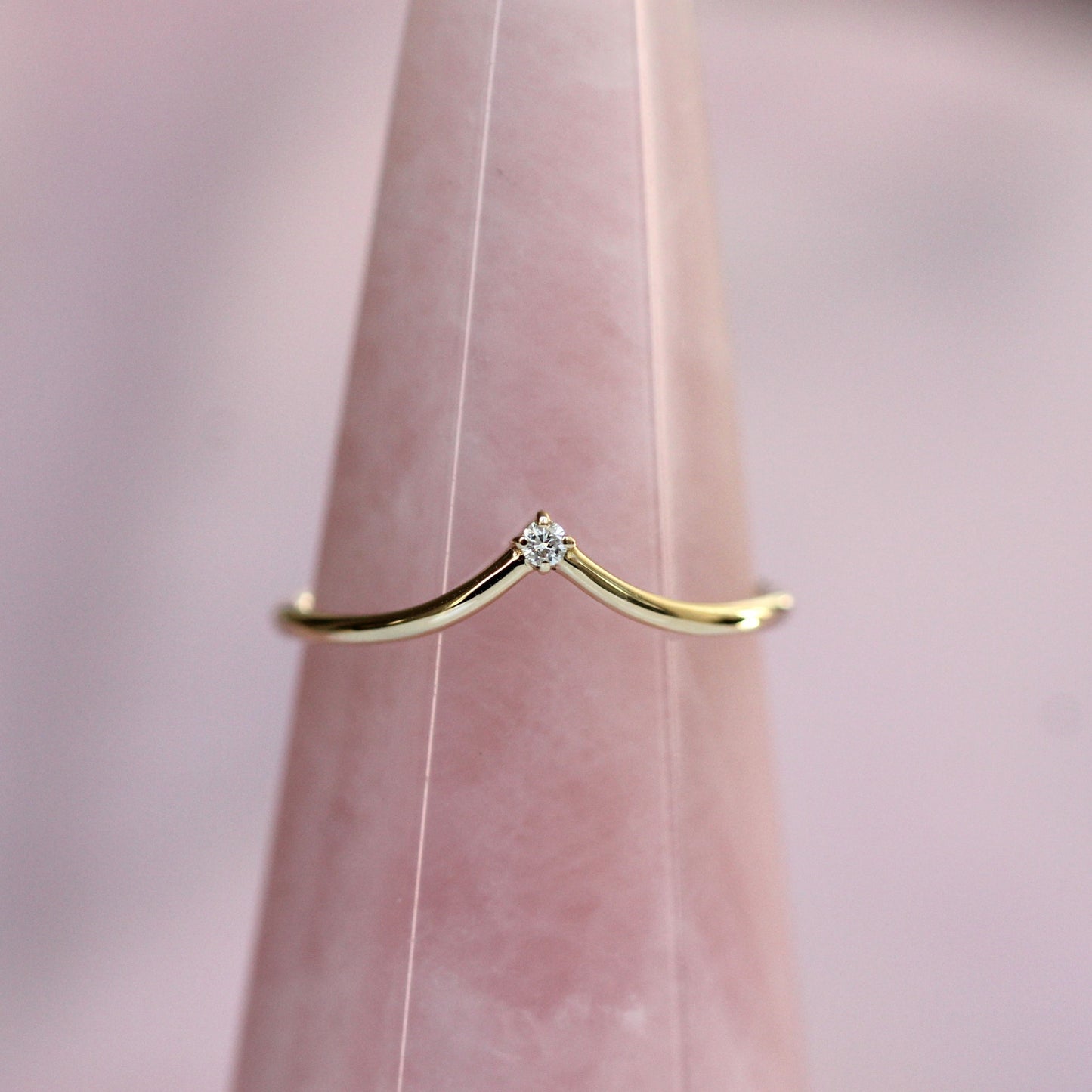 Diamond Swoop Ring