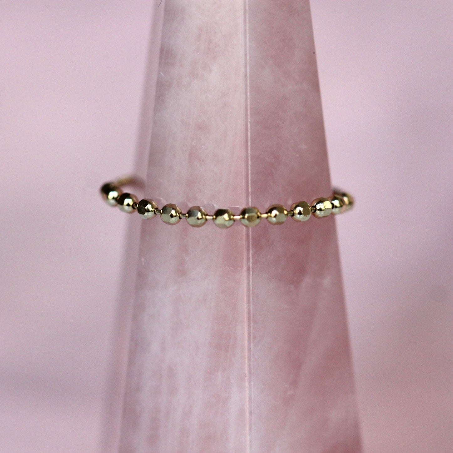 Half Beaded Chain Ring