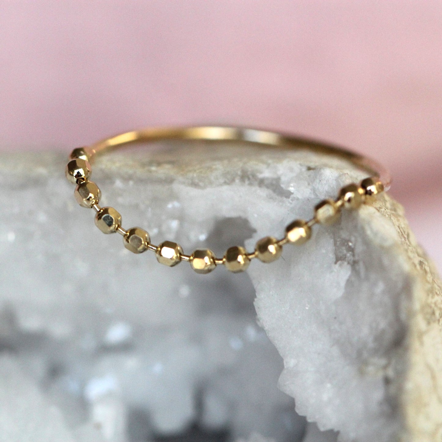 Half Beaded Chain Ring