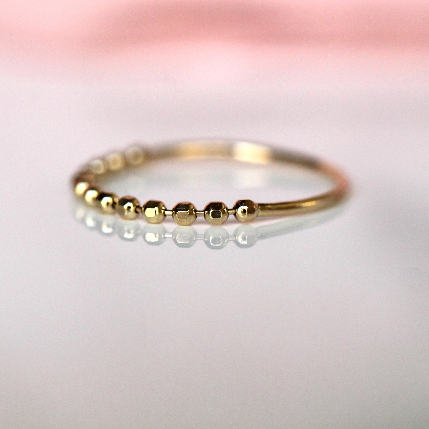 Half Beaded Chain Ring