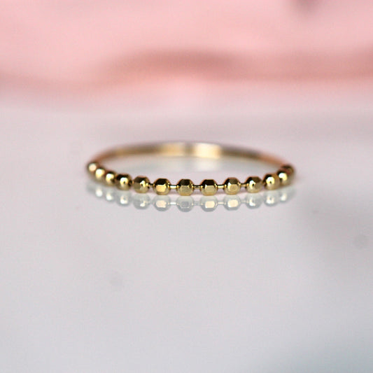 Half Beaded Chain Ring