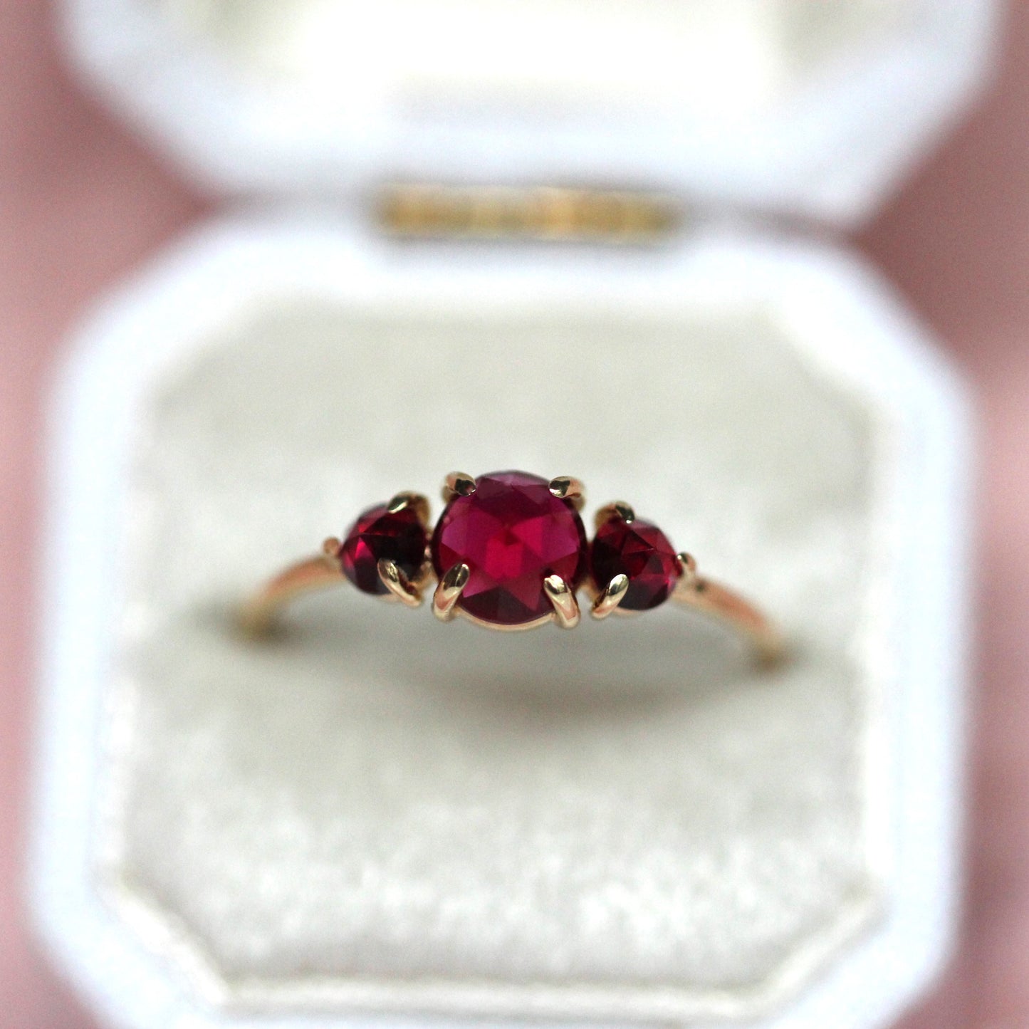 Ruby Trilogy Ring