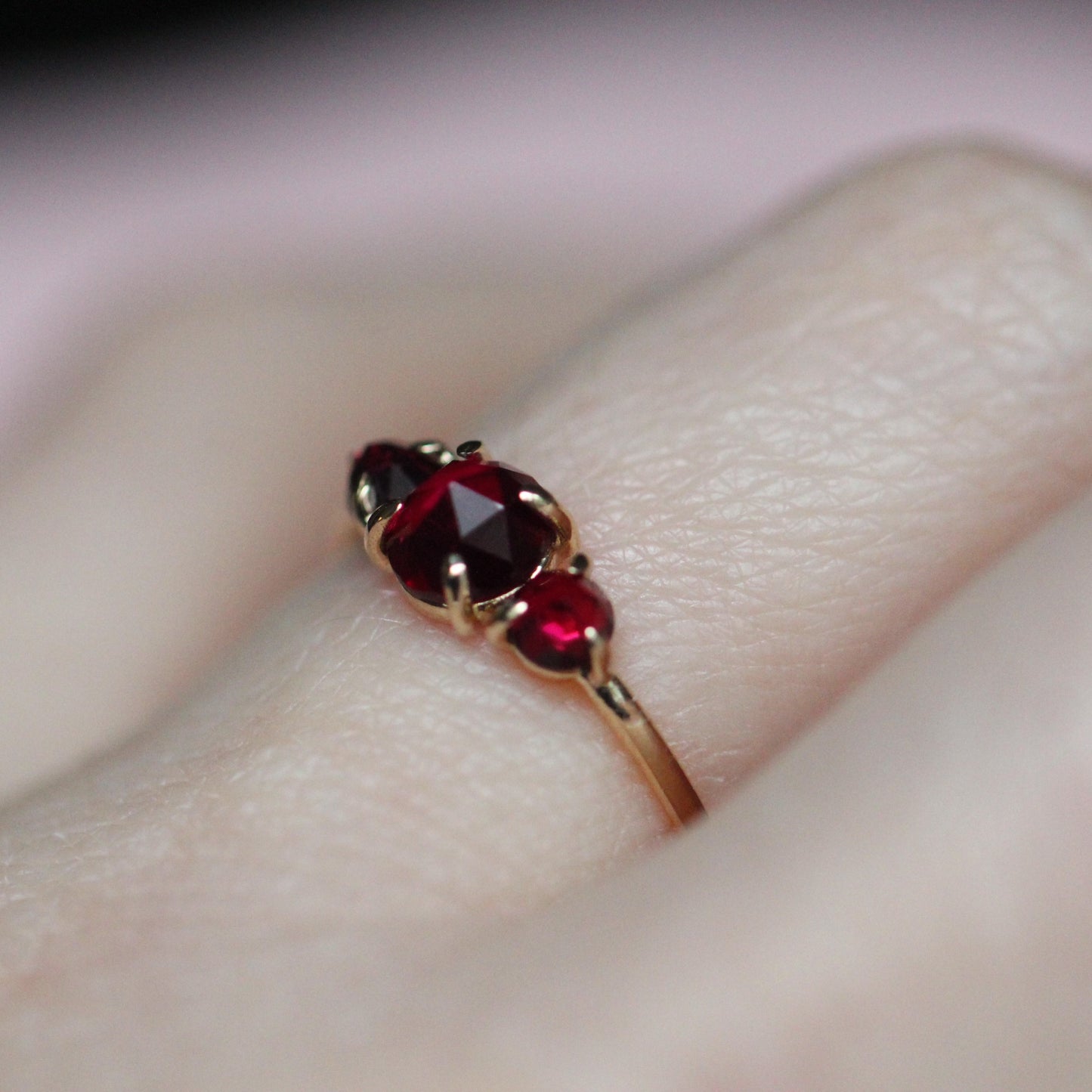 Ruby Trilogy Ring