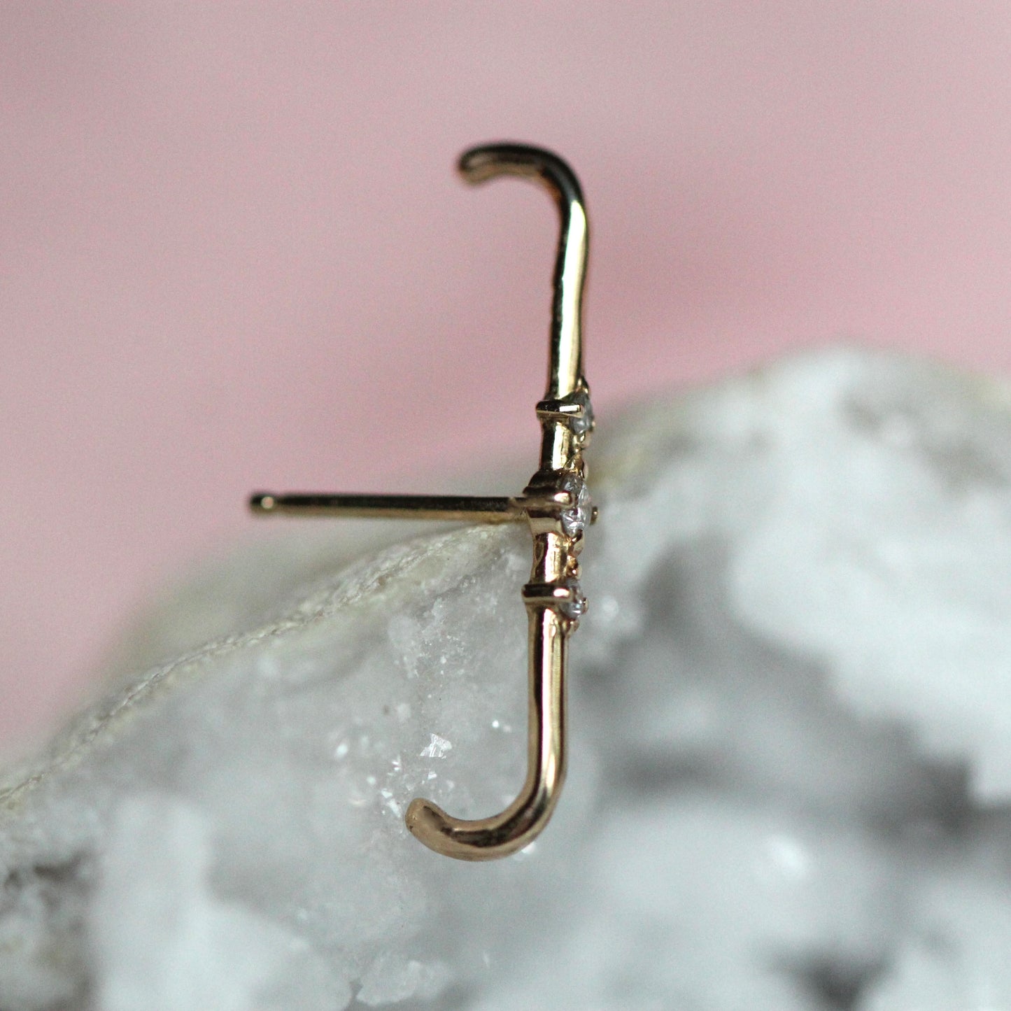 Three Diamond Ear Suspender