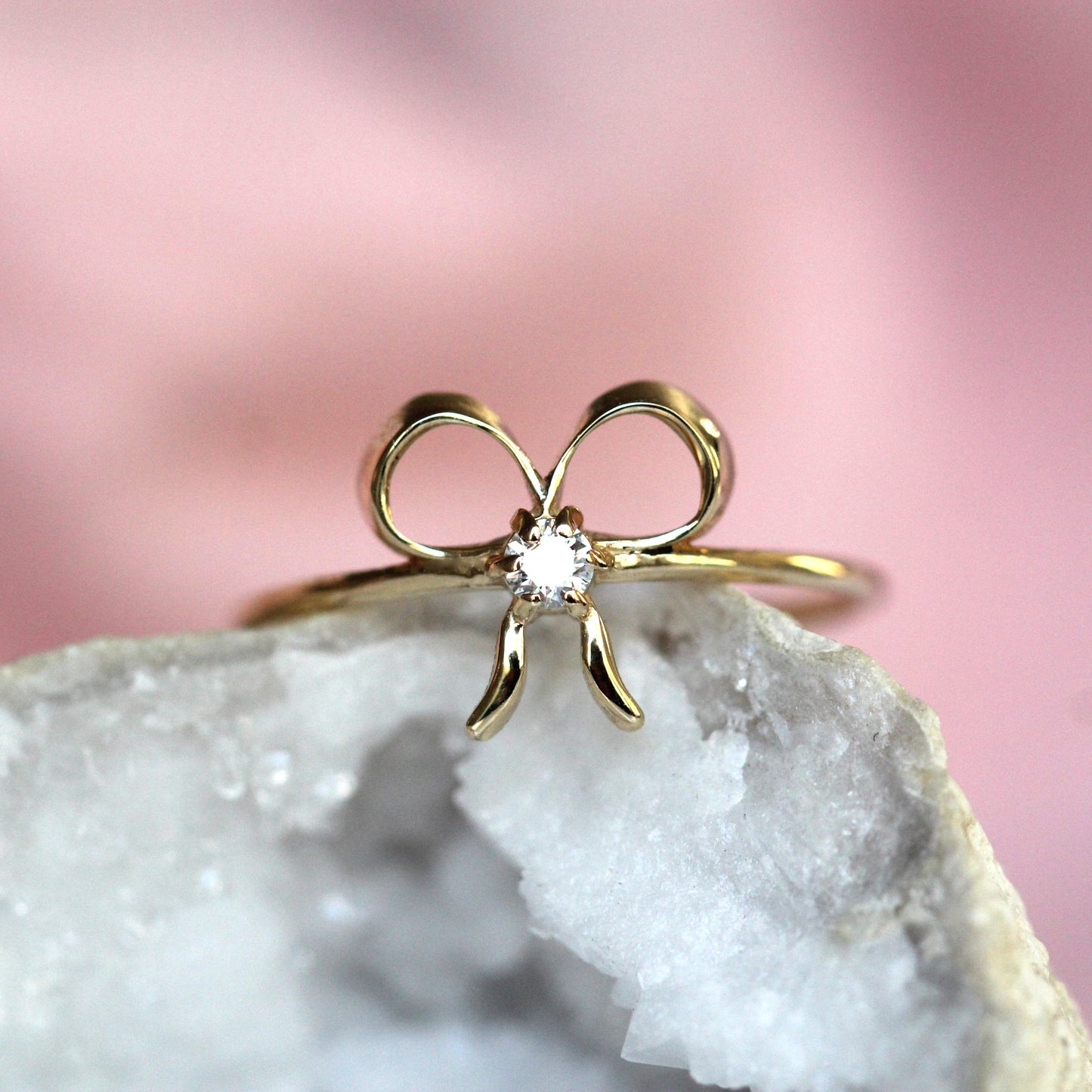 Diamond Ribbon Ring