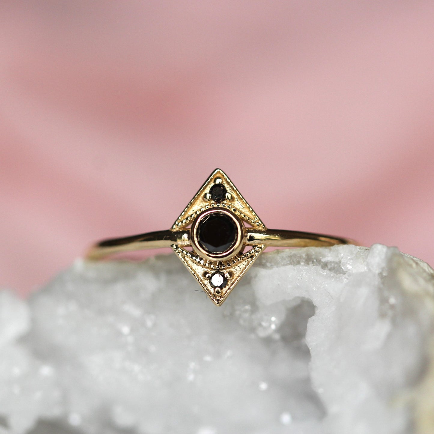 Black Diamond Zelda Ring