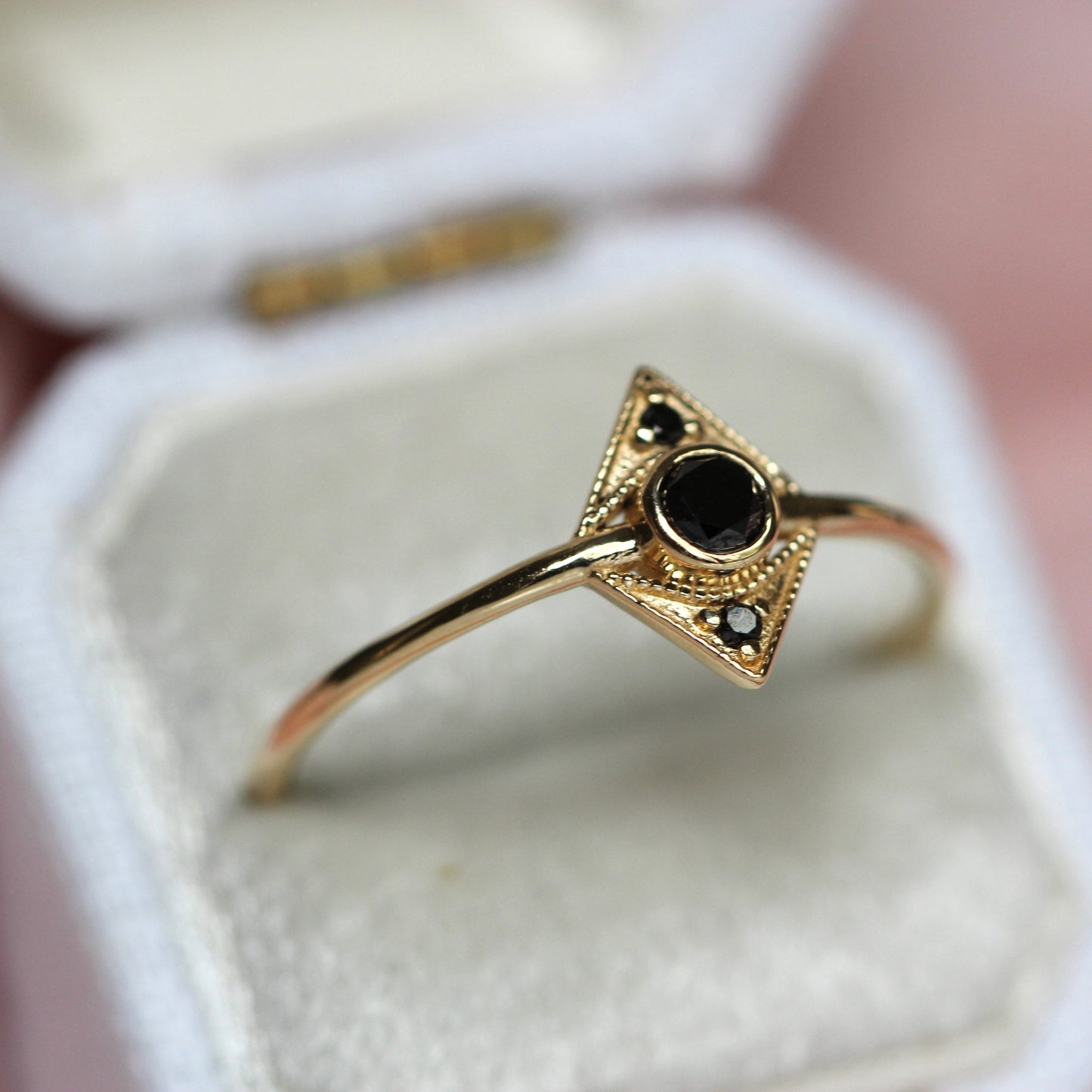 Black Diamond Zelda Ring