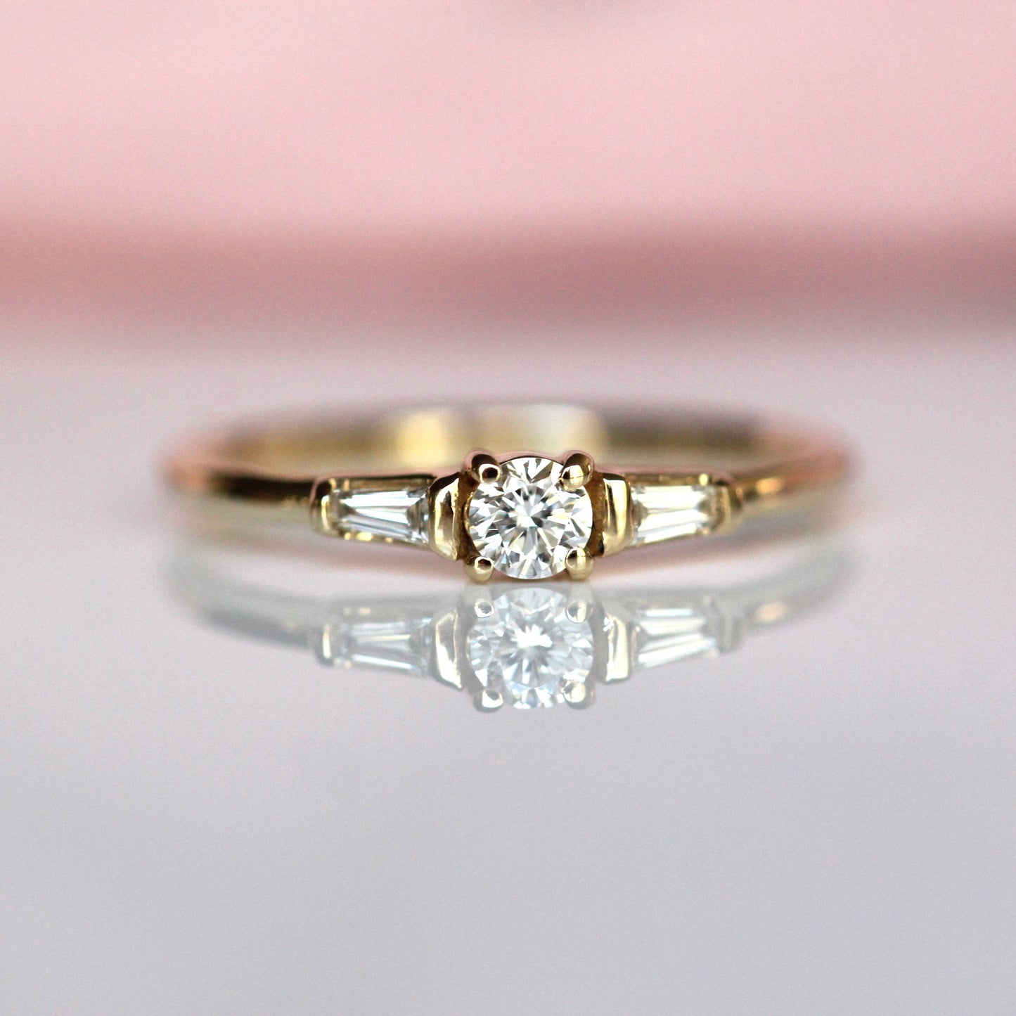 Diamond Baguette Heirloom Ring