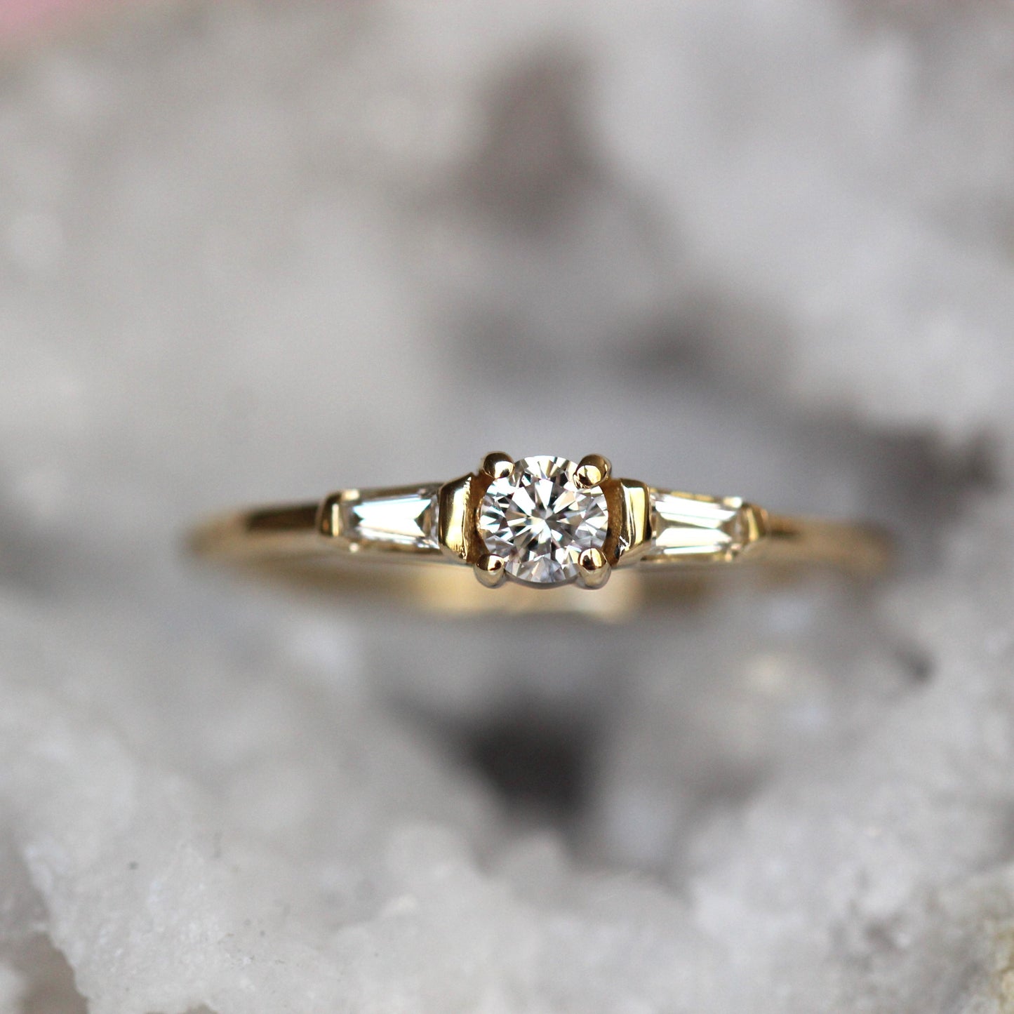 Diamond Baguette Heirloom Ring