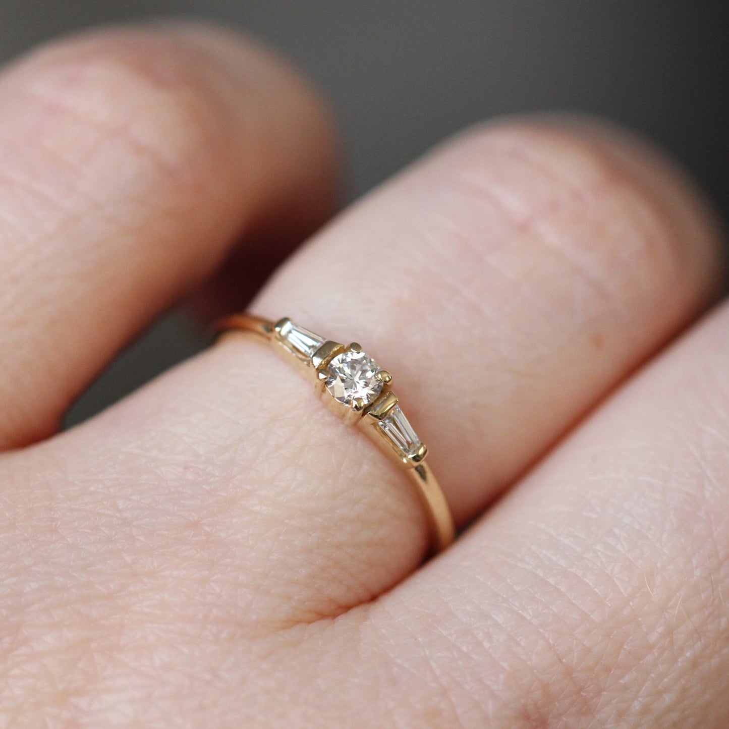 Diamond Baguette Heirloom Ring