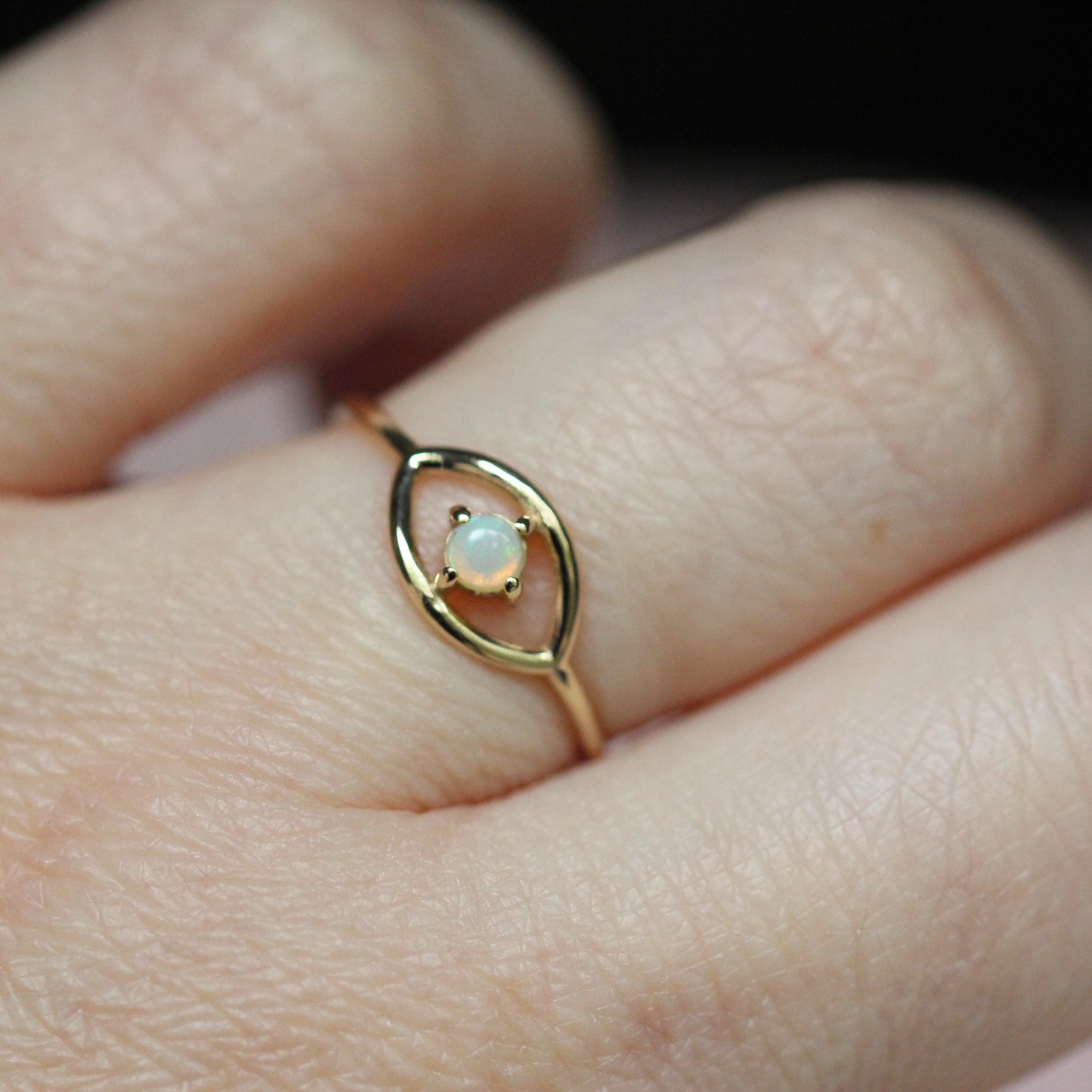 Opal Eye Ring