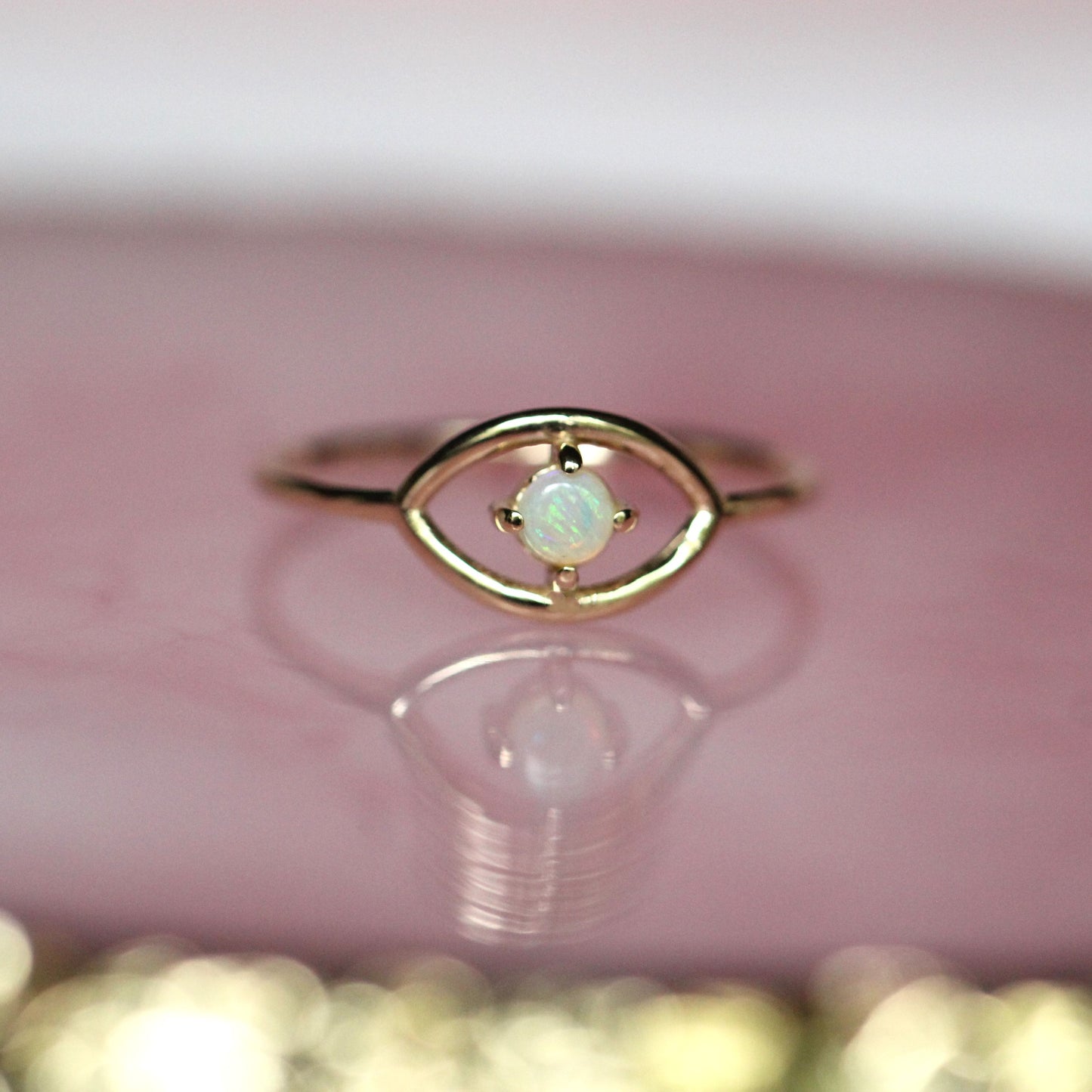 Opal Eye Ring