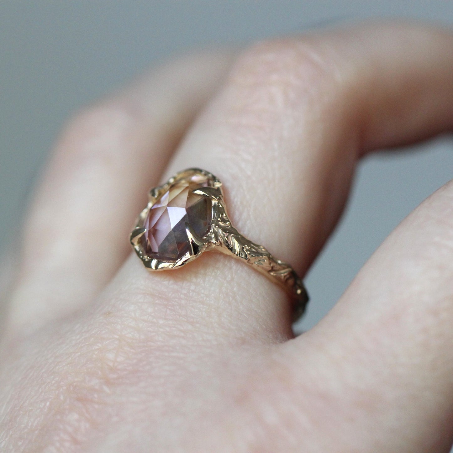 10K "Lavender Lemon Symphony" Ring - Ametrine One of a Kind