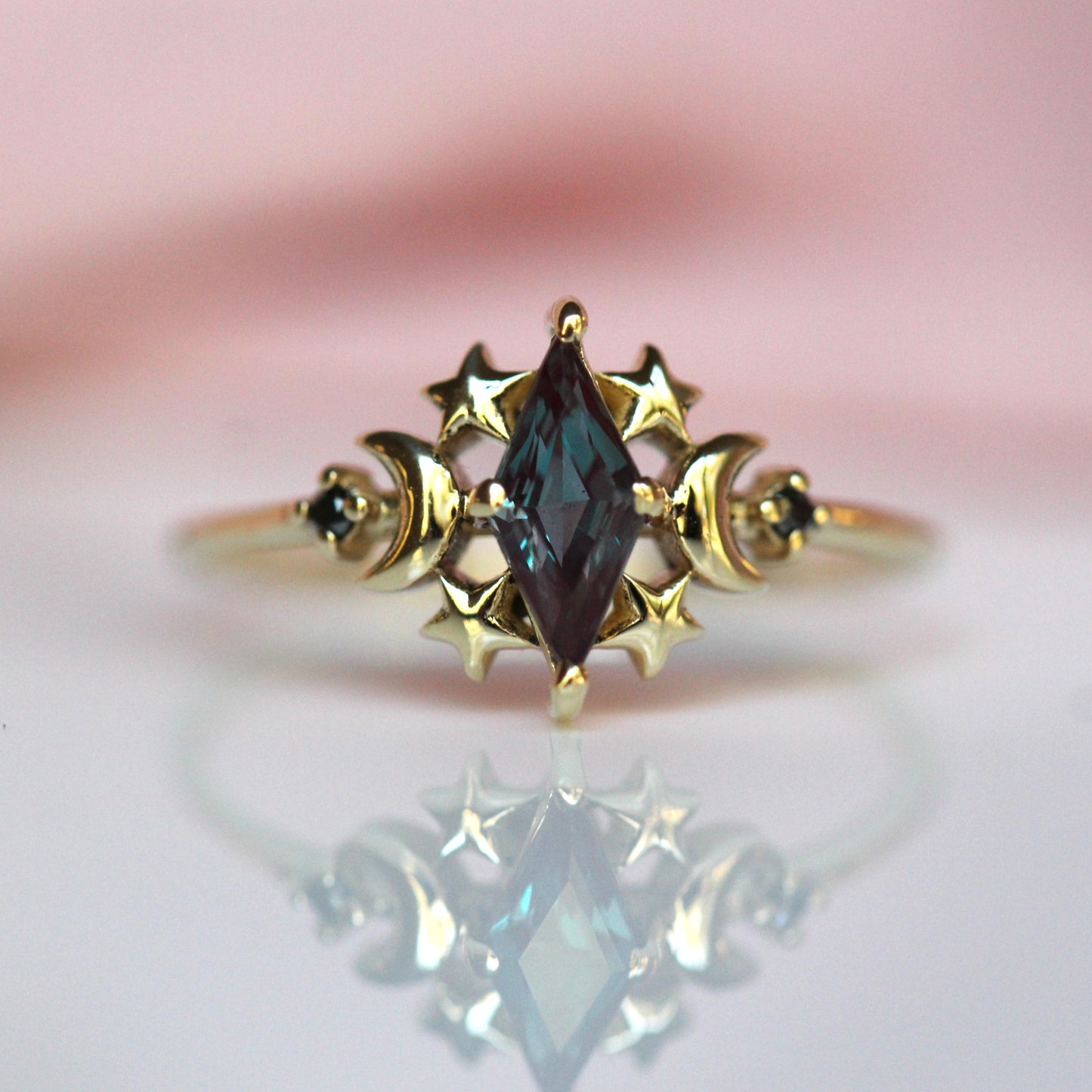 Alexandrite Galaxy Ring