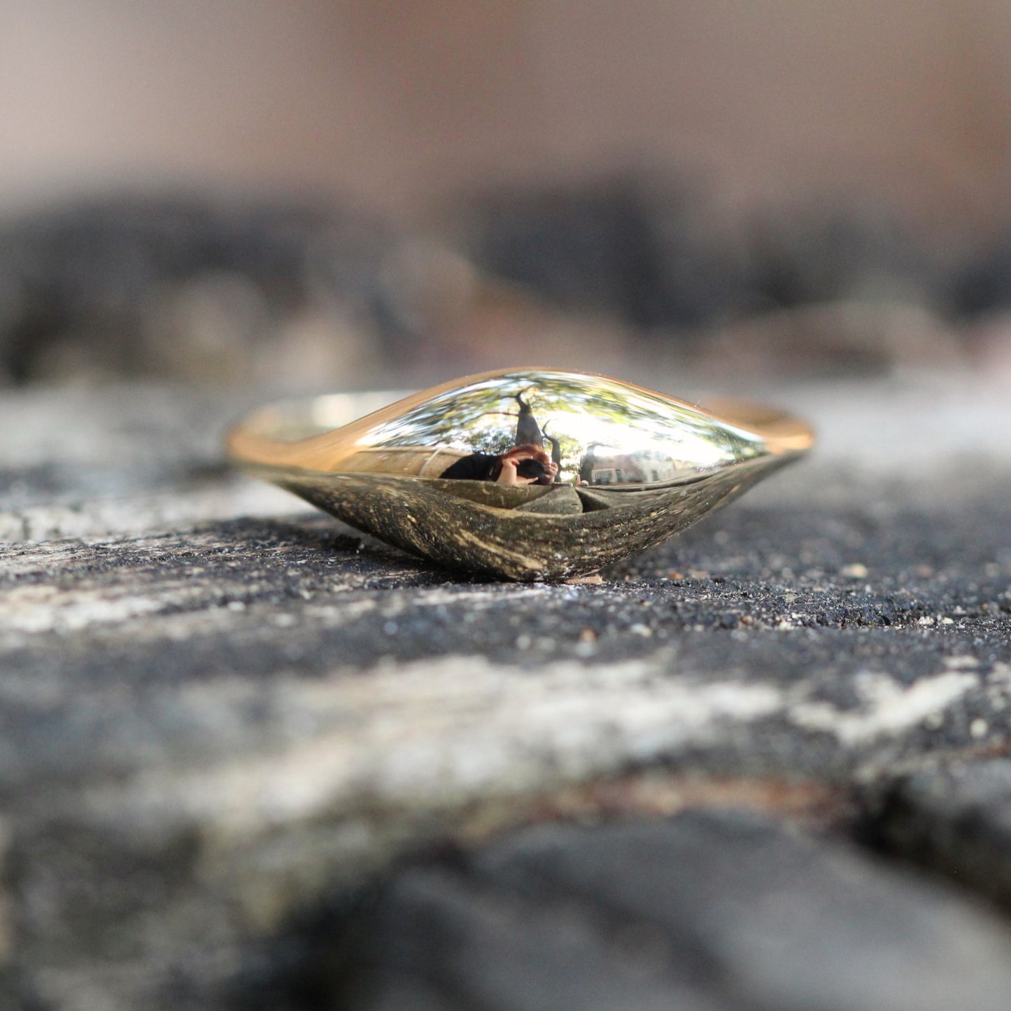 Gold Dome Ring