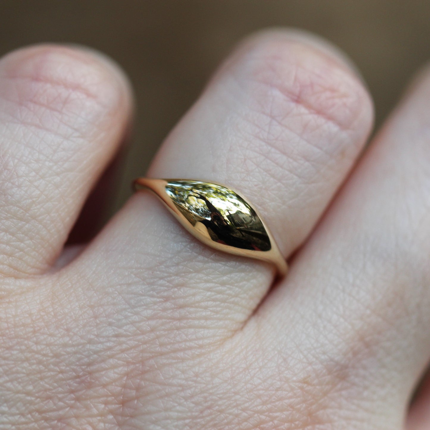 Gold Dome Ring