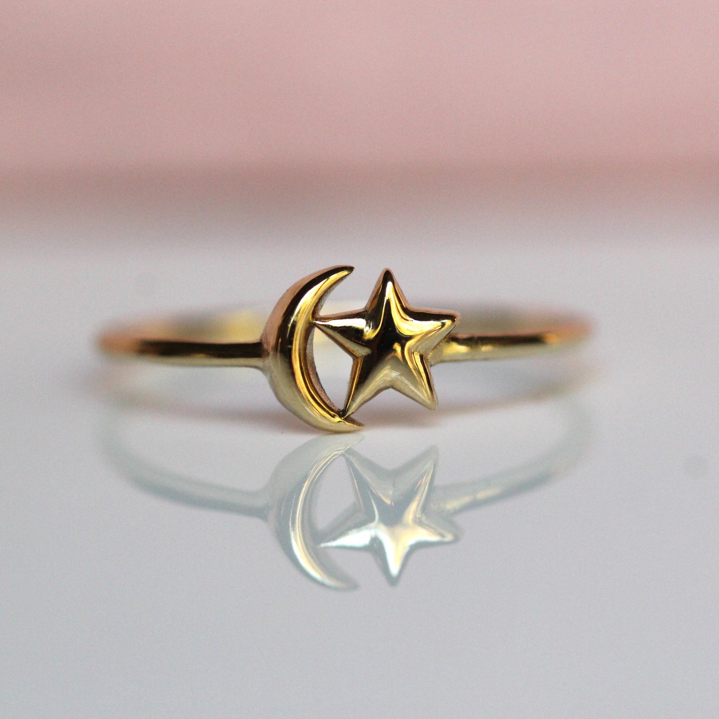 Star and Moon Ring