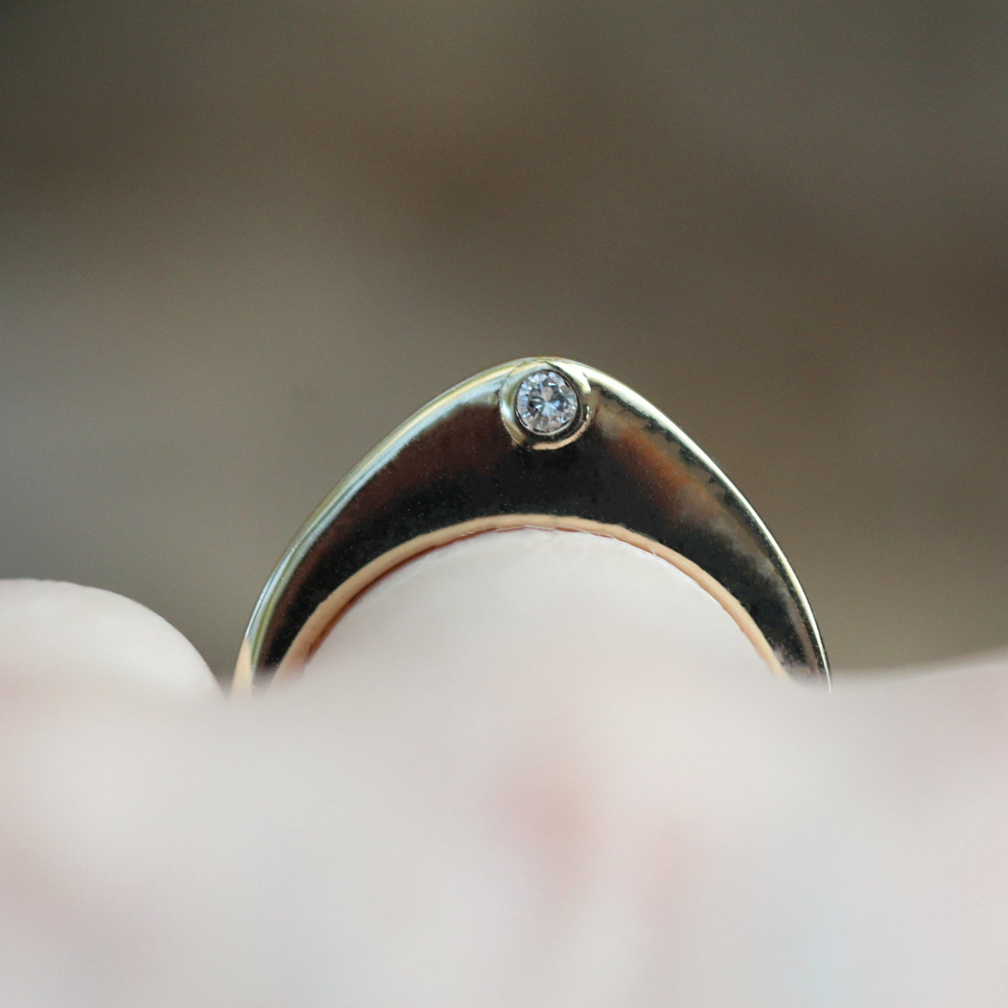 Diamond Tear Ring